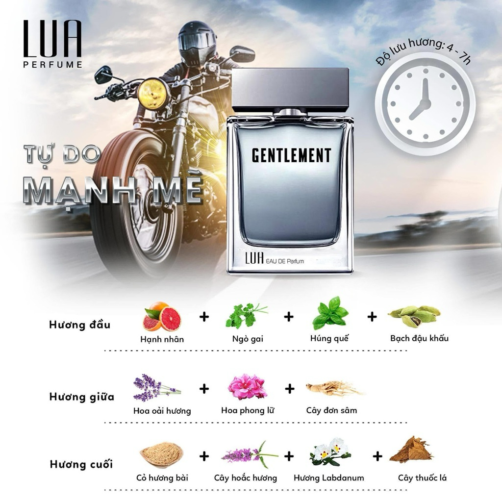 nước hoa LUA nam mạnh mẽ Gentlement mua 3 giảm giá sỉ