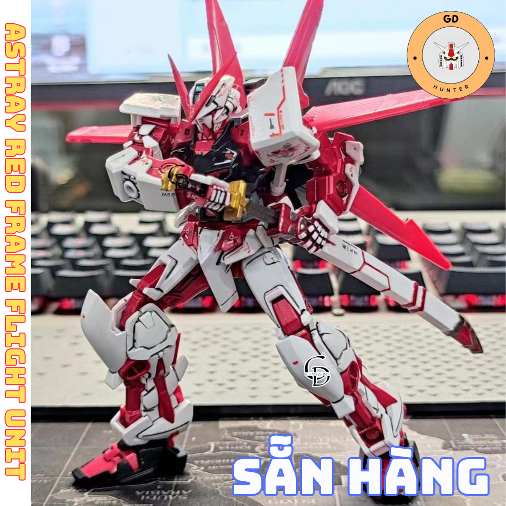 [SẴN HÀNG] Mô hình lắp ráp HG Astray Red Frame Flight Unit (Tặng base và decan)