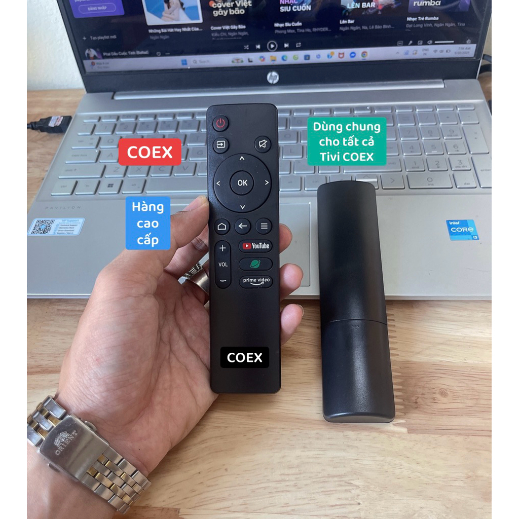 Remote điều khiển Tivi COEX cao cấp( Dùng tất cả Tivi COEX trừ dòng điều khiển có VTVgo)
