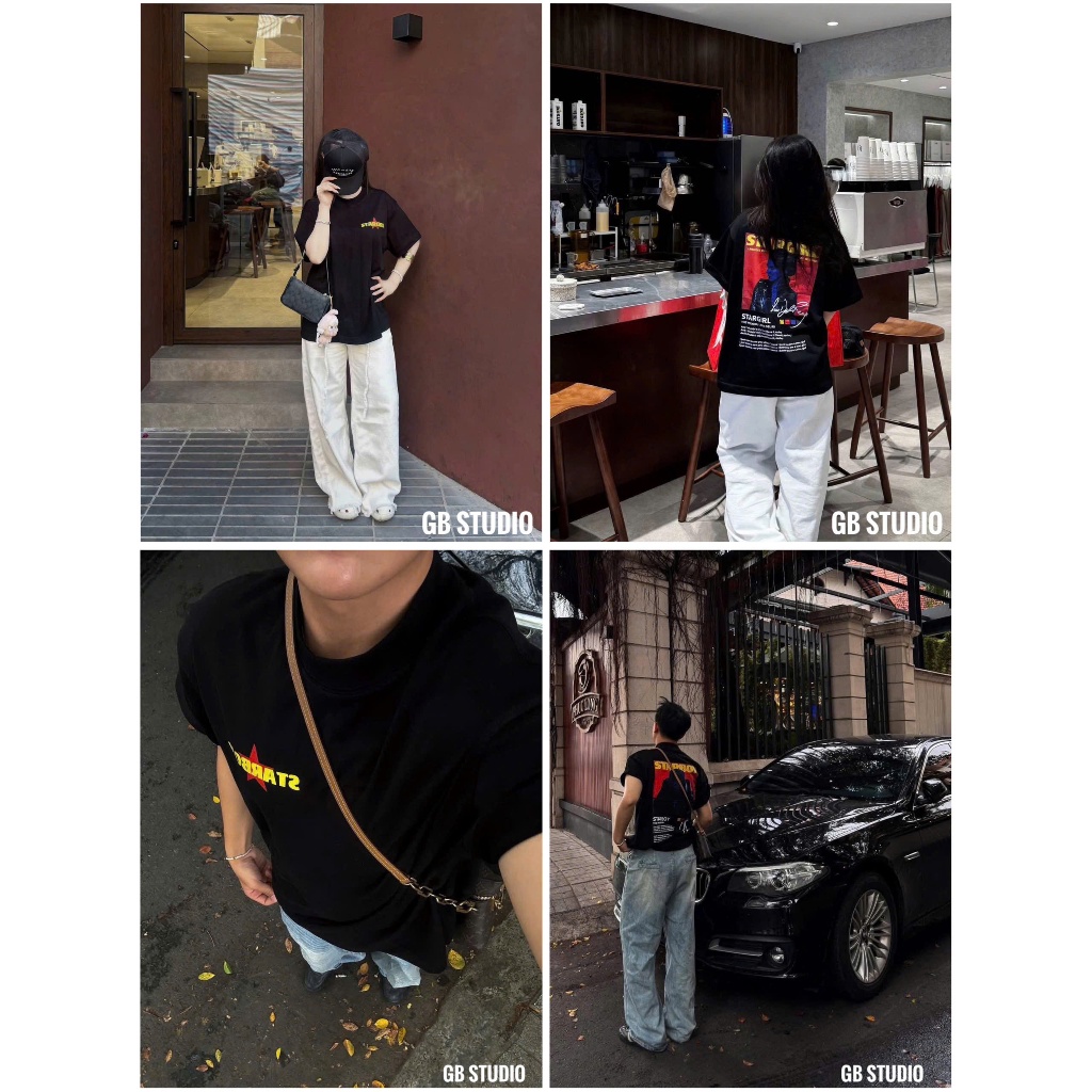 PHẠM THÙY SHOP: ÁO PHÔNG IN HÌNH STAR BOY STAR GIRL FORM OVERSZ
