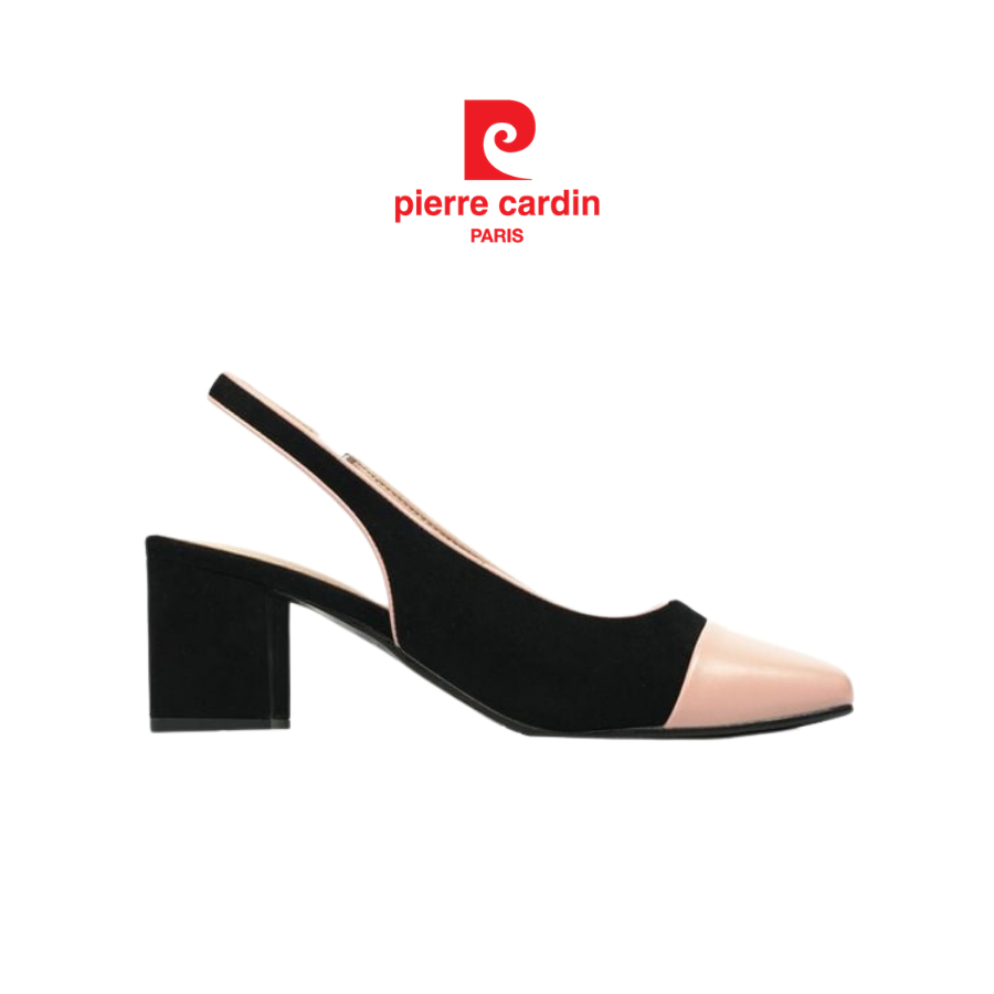 Giày cao gót nữ Pierre Cardin slingback, gót vuông cao 6cm, kiểu dáng thanh thoát 303