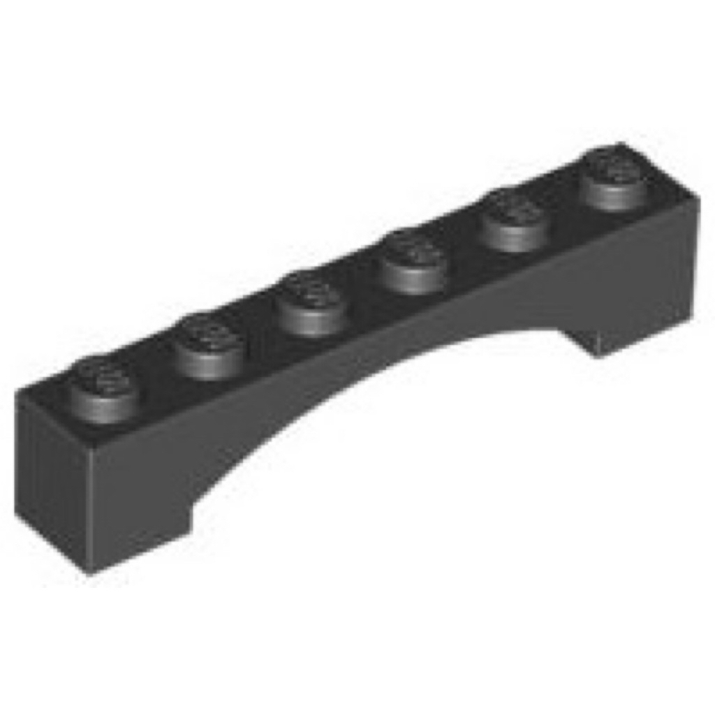 Arch 1x6 Raised – Gạch Vòm Nâng Part ID 92950