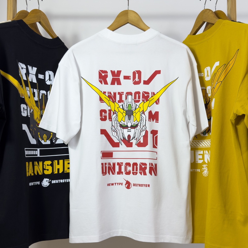Áo thun Unicorn G.U.N.D.A.M Nam Nữ Unisex Form Rộng Oversized | BigBuy360 - bigbuy360.vn