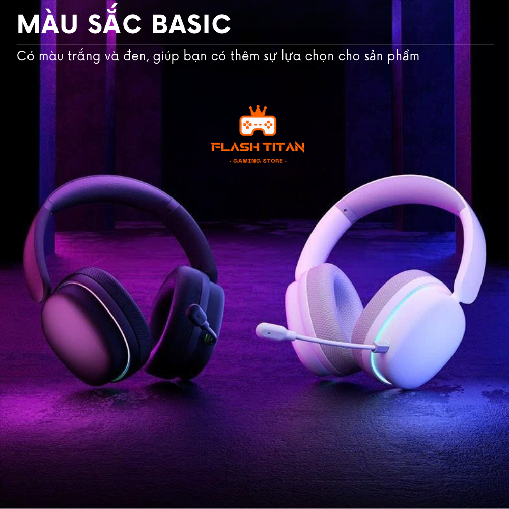 Tai nghe Không Dây Gaming AULA G7 pro - Hỗ trợ app tùy chỉnh - Có mic đàm thoại - 3 mode kết nối | BigBuy360 - bigbuy360.vn
