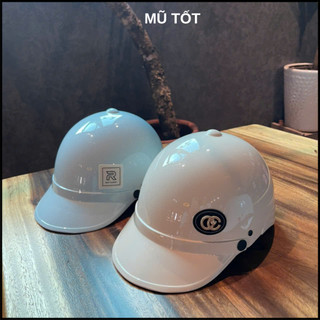 Mũ bảo hiểm thời trang nữ có lỗ buộc tóc - ba lớp -  chữ X - bảo hảnh 12 tháng