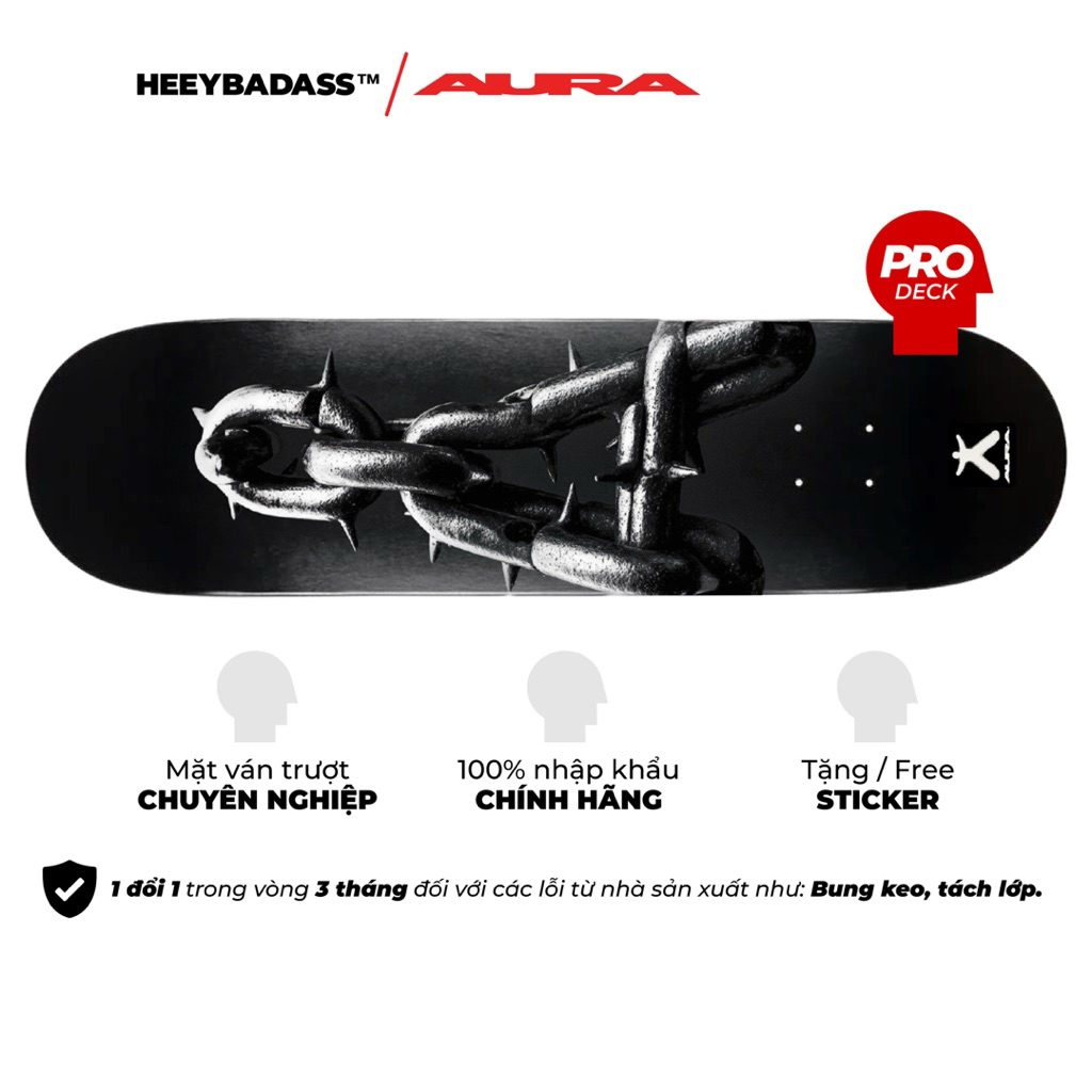 Mặt Ván Trượt AURA A CHAIN / SKATEBOARD DECK