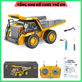 Xe Ben Điều Khiển Từ Xa 9 Kênh, Nhiều Chức Năng, phát âm thanh, thùng hợp kim sử dụng PIN sạc