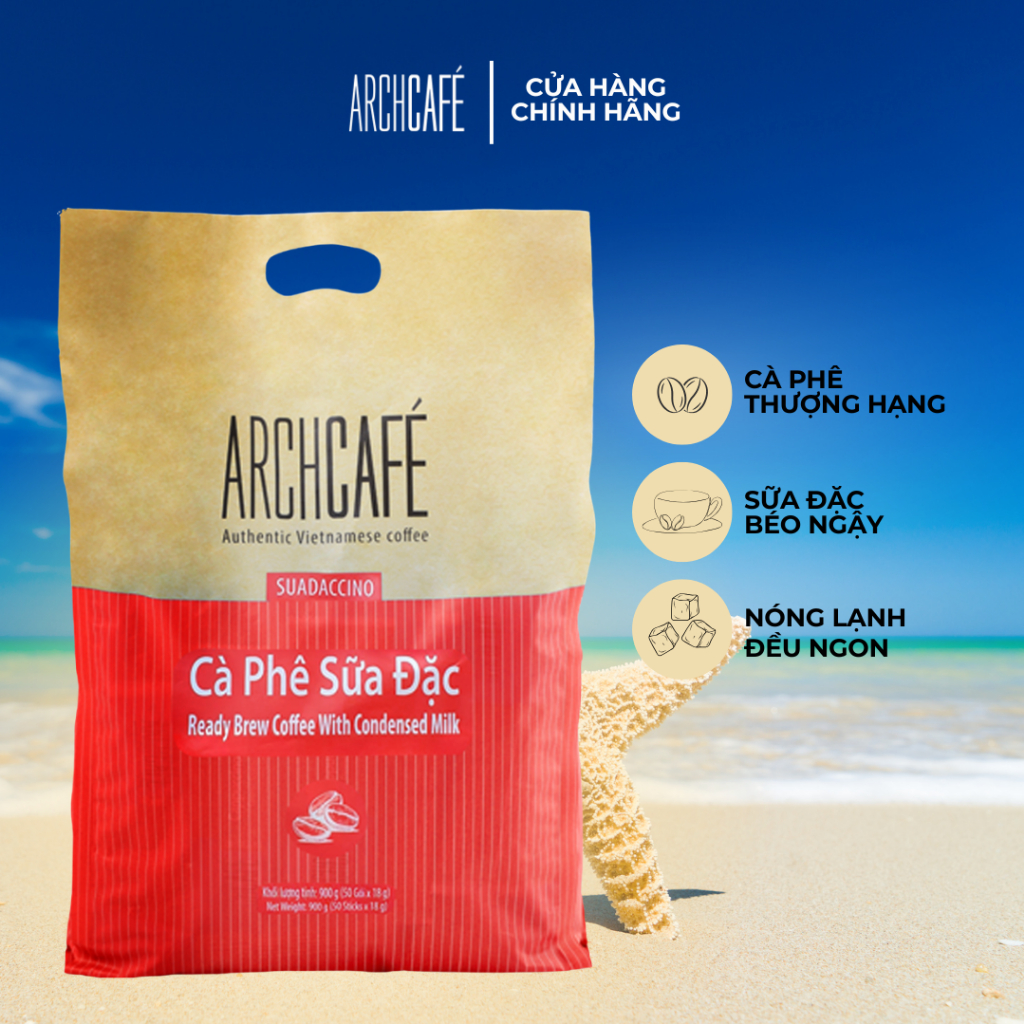 Túi Cà Phê Sữa Đặc Archcafé (túi 50 gói x 18g)