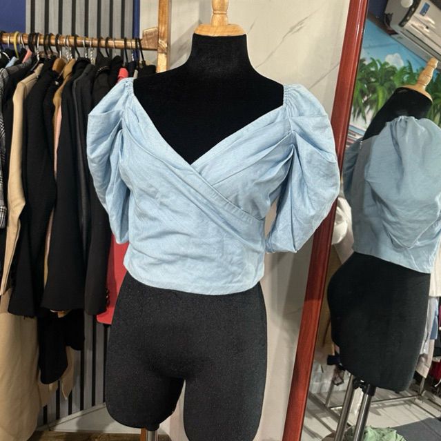 thanh lý xả kho áo vạt đắp chéo Dotie