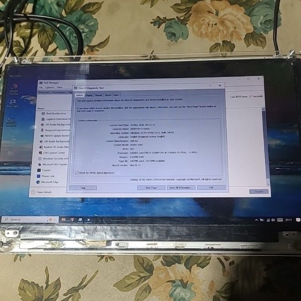 cụm main 0 màn laptop dell vostro 5560 vga gt 630m 2gb i5 3230m ngang i7 7500u lol roblox ok