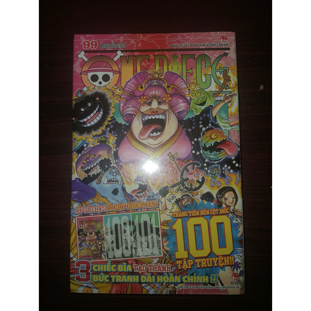 Bọc Sách ONE PIECE 99+Obi+Card Bản Đầu Seal