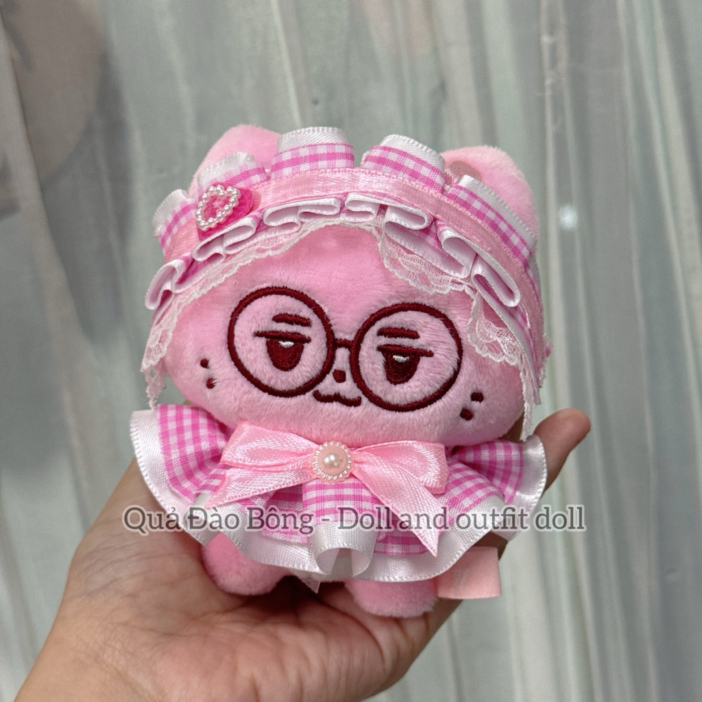 Băng đô và yếm cổ dành cho doll 10cm, doll T1, Kakadoll, Outfit doll 10cm
