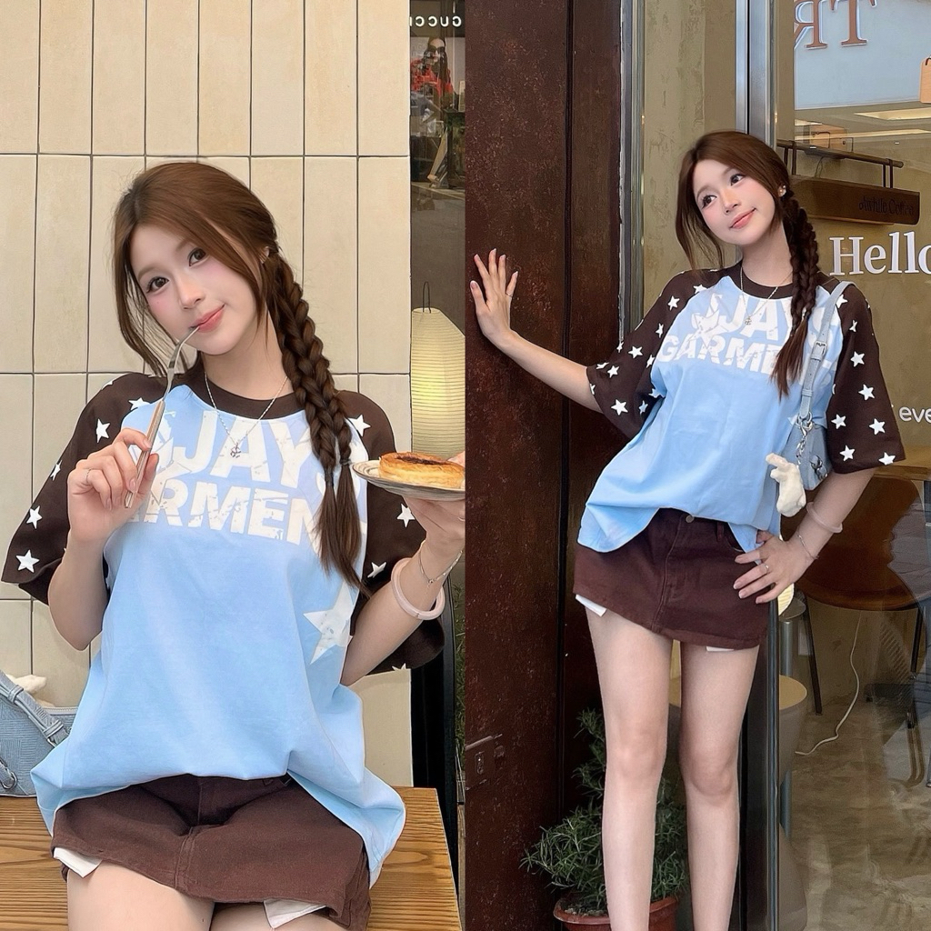 Thun JAY GARMENT Tee BOXY - Áo thun cotton màu HỒNG/VÀNG CHANH form rộng nam nữ unisex 🖤 Áo phông boxy Brand Jaystoree | BigBuy360 - bigbuy360.vn