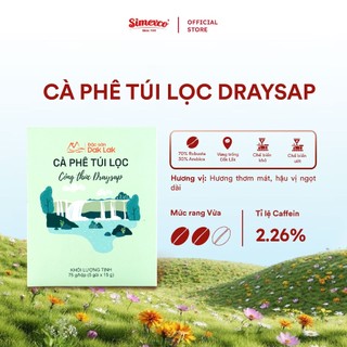 Cà phê túi lọc Robusta & Arabica công thức Draysap