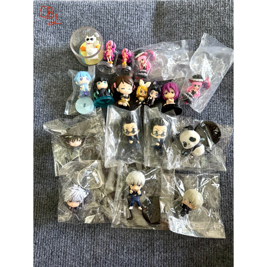 Mô hình Anime Chibi - One Piece - Figuarts mini Giyuu Shinobu Obanai Mitsuri chính hãng Nhật.