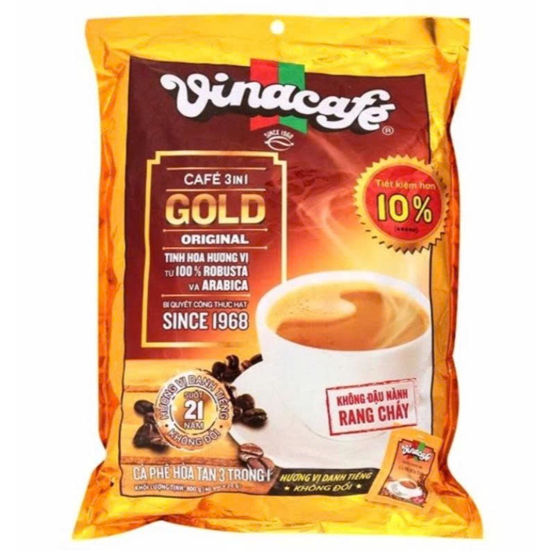 Vinacafe 40 gói Tiết Kiệm Hơn Ngon Hơn (40gói x 20g) DATE MỚI