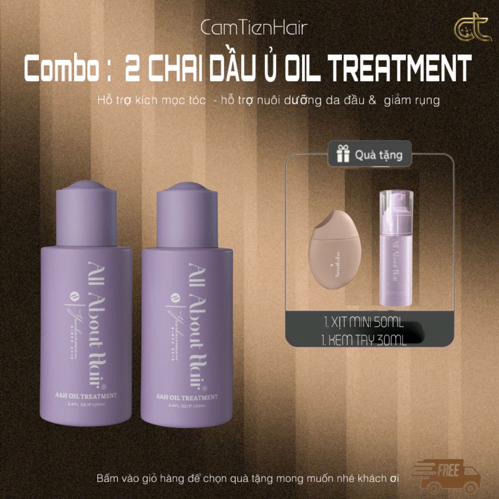 COMBO 2  CHAI OIL TREATMENT ALL ABOUT HAIR