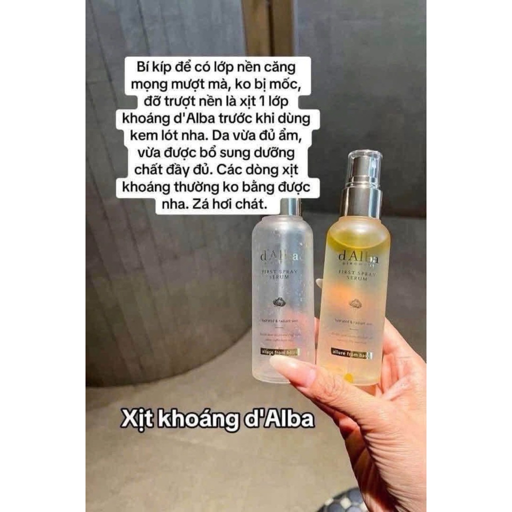 Xịt khoáng Dalba