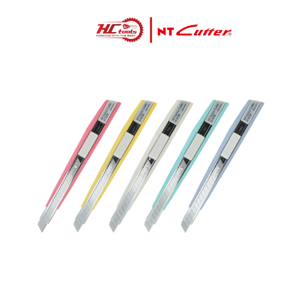 Dao Rọc Giấy Nhật Bản NT Cutter A-301RP (Nhiều Màu Pastel) - HCTools VN
