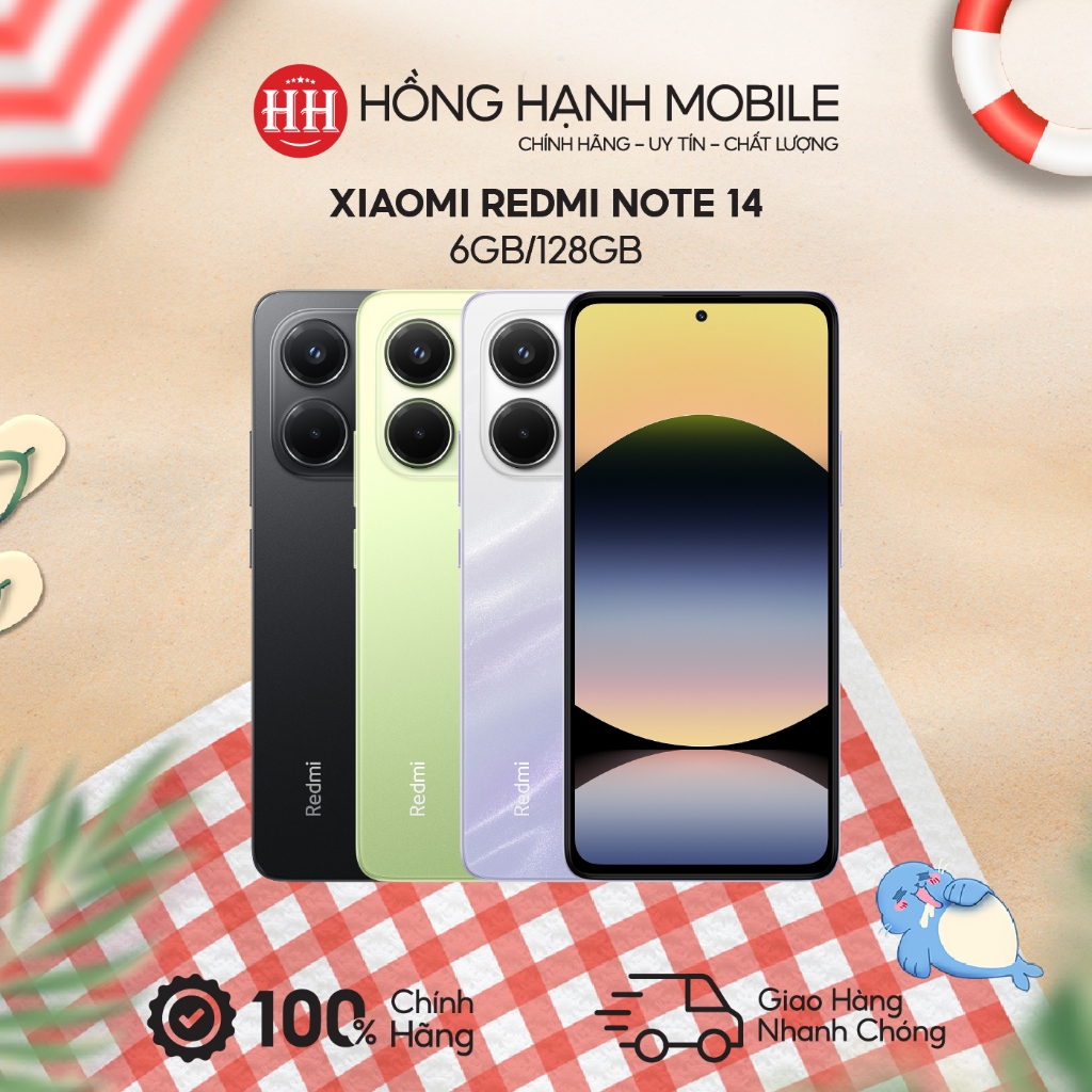 Điện Thoại Xiaomi Redmi Note 14 6GB/128GB - Hàng Chính Hãng | BigBuy360 - bigbuy360.vn