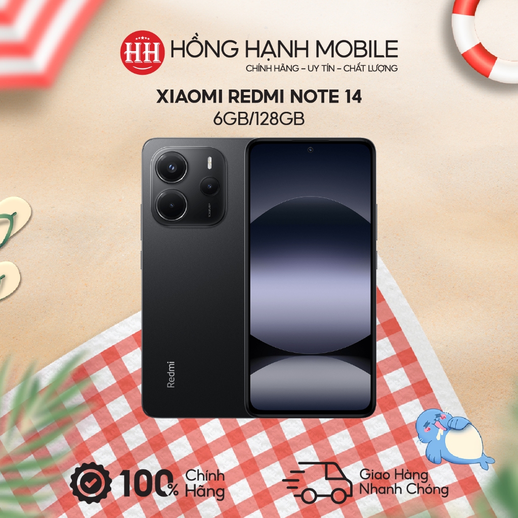 Điện Thoại Xiaomi Redmi Note 14 6GB/128GB - Hàng Chính Hãng | BigBuy360 - bigbuy360.vn