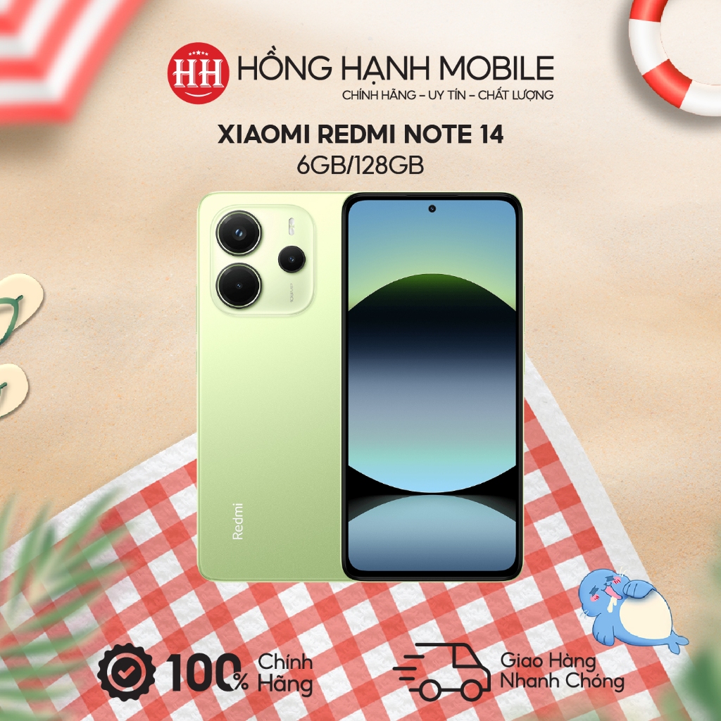 Điện Thoại Xiaomi Redmi Note 14 6GB/128GB - Hàng Chính Hãng | BigBuy360 - bigbuy360.vn