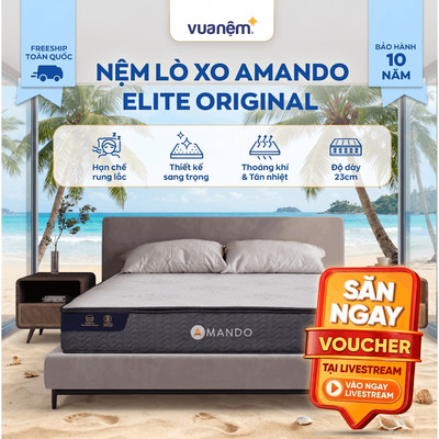Nệm lò xo túi độc lập Amando Elite Original 23cm thoáng khí