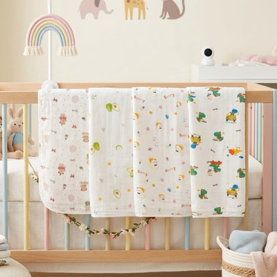 KHĂN TẮM & Ủ BÉ SỢI TRE BONNY 4 LỚP – 90x90CM MỀM THẤM HÚT TỐT