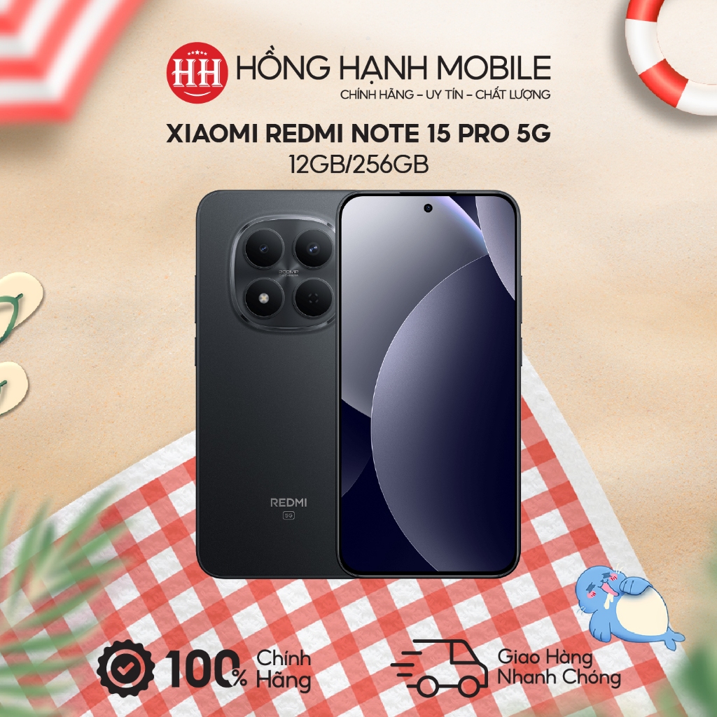 Điện Thoại Xiaomi Redmi Note 15 Pro 5G 12GB/256GB - Hàng Chính Hãng | BigBuy360 - bigbuy360.vn