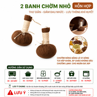 Bóng chườm thảo dược Thiên Nhiên. massage toàn thân nậm chườm nóng body |