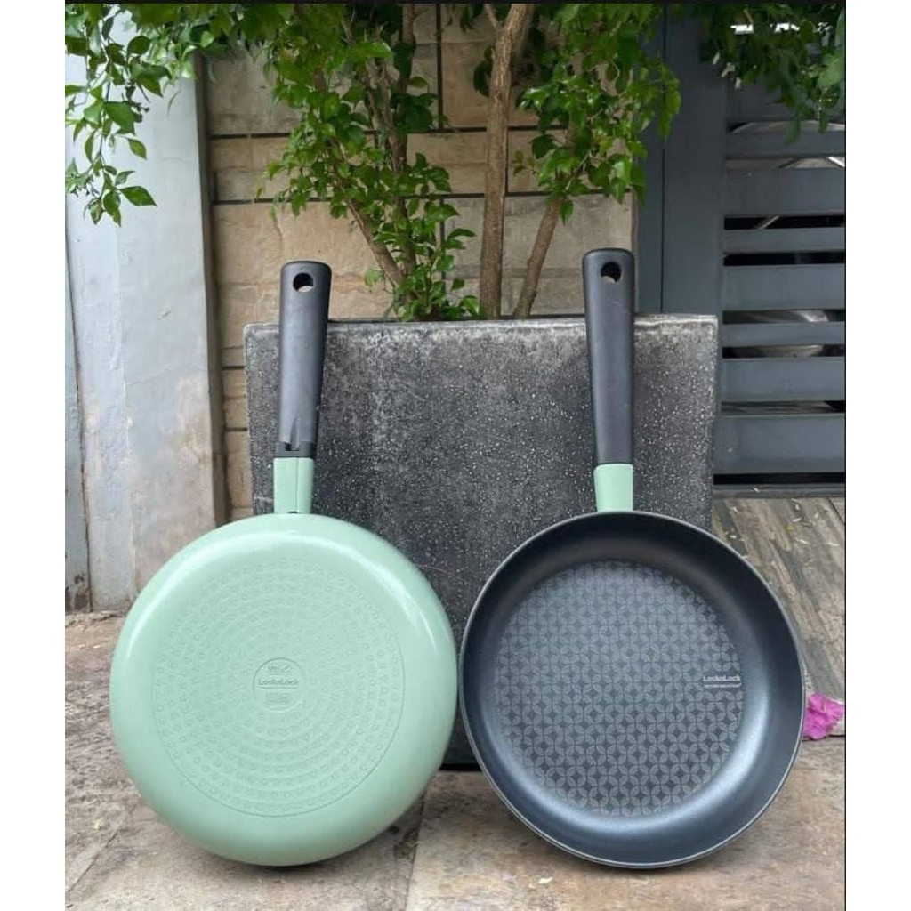 Lock& Lock chảo Decore LDE1263 size 26cm màu mint mát