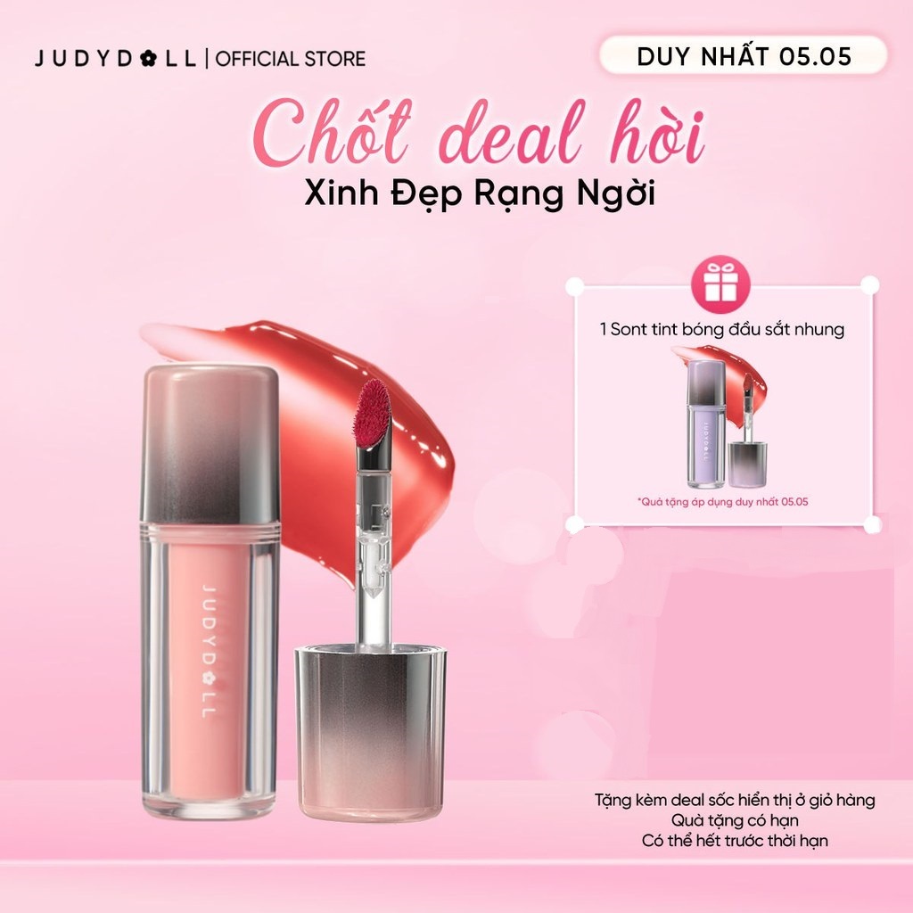 [INFLUENCER] Son Tint Bóng Đầu Sắt Nhung Dual Flash Watery Lip Gloss 2.0 Căng Bóng Dưỡng Môi Bền Màu 2.4g | BigBuy360 - bigbuy360.vn