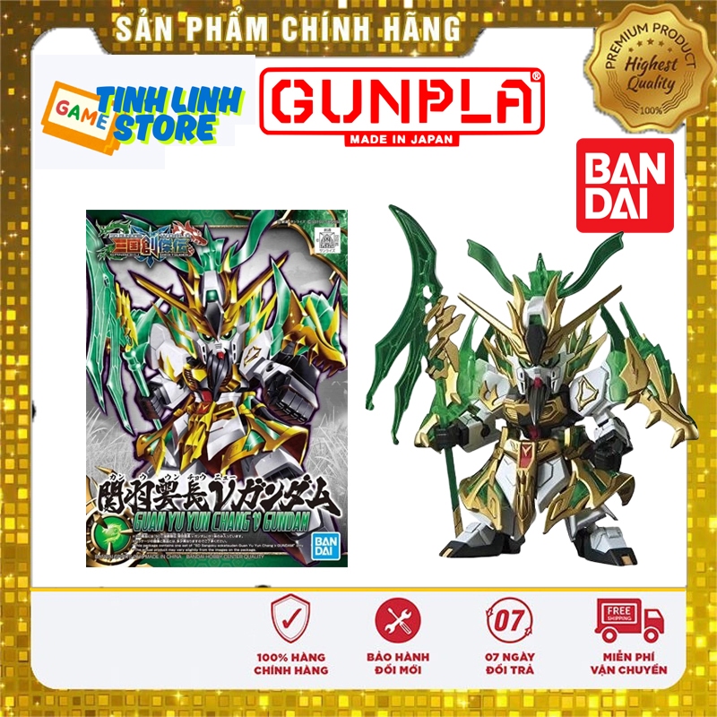 Mô Hình Bandai SD Quan Vũ Nu Gundam - Guan Yu Yun Chang - SD Sangoku Soketsuden - Chính Hãng