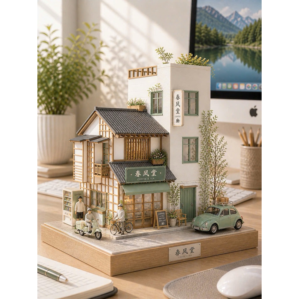 KIT DIORAMA NHÀ PHỐ HIỆN ĐẠI No6 (CHƯA LẮP RÁP)