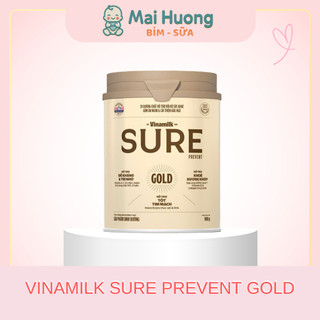 Sữa bột cho người lớn tuổi Vinamilk Sure Prevent Gold 900g (Hộp thiếc).
