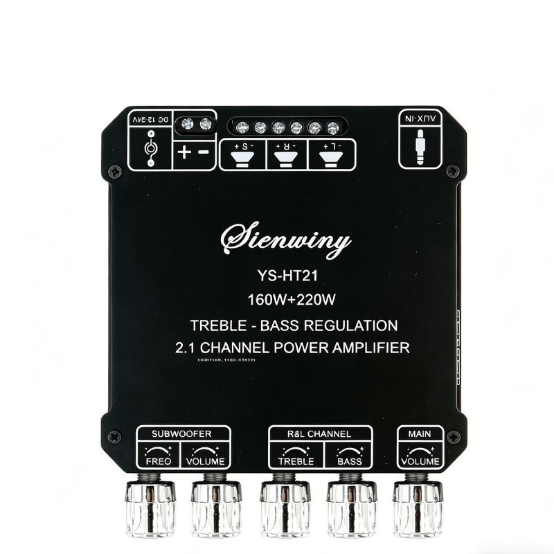 ZK-HT21Mô-đun bộ khuếch đại công suất kỹ thuật số bluetooth ZK-HT21 2.1 Kênh TDA7498E Loa siêu trầm 