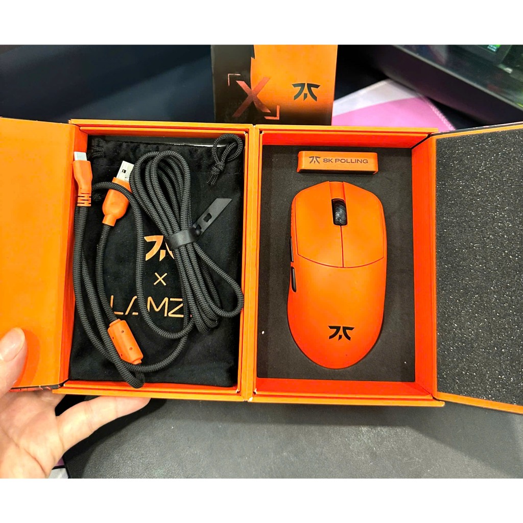 Chuột không dây Fnatic x Lamzu Maya X 8K - Đi kèm dongle 8KHz , giá rẻ nhất thị trường