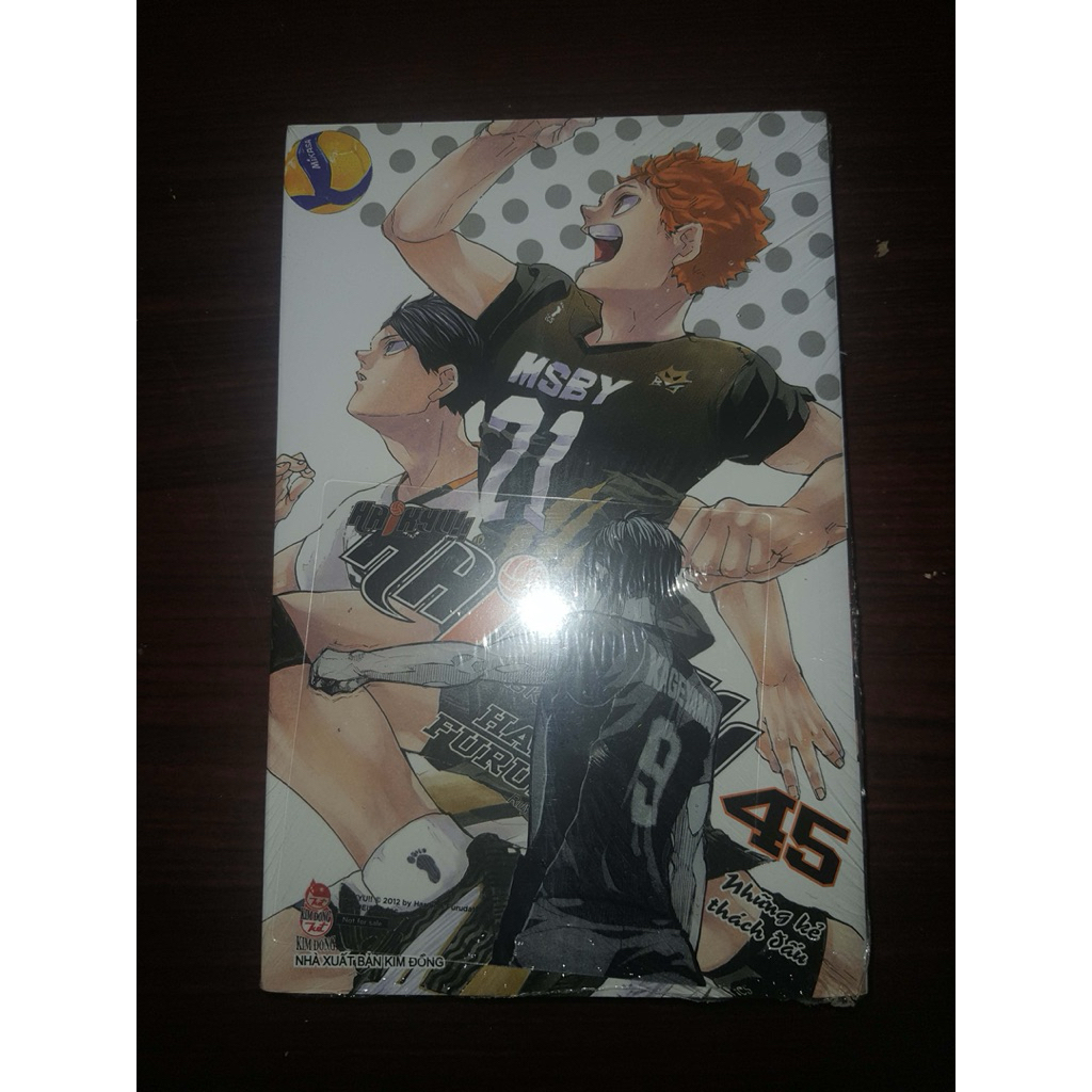 Bọc Sách HAIKYU 45 + Card Kageyama Seal