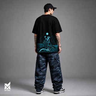 Áo Thun Oversize ENVY Xfire Vietnam Cotton 235gsm Form Rộng Unisex Streetwear Cá Tính 100% Cotton