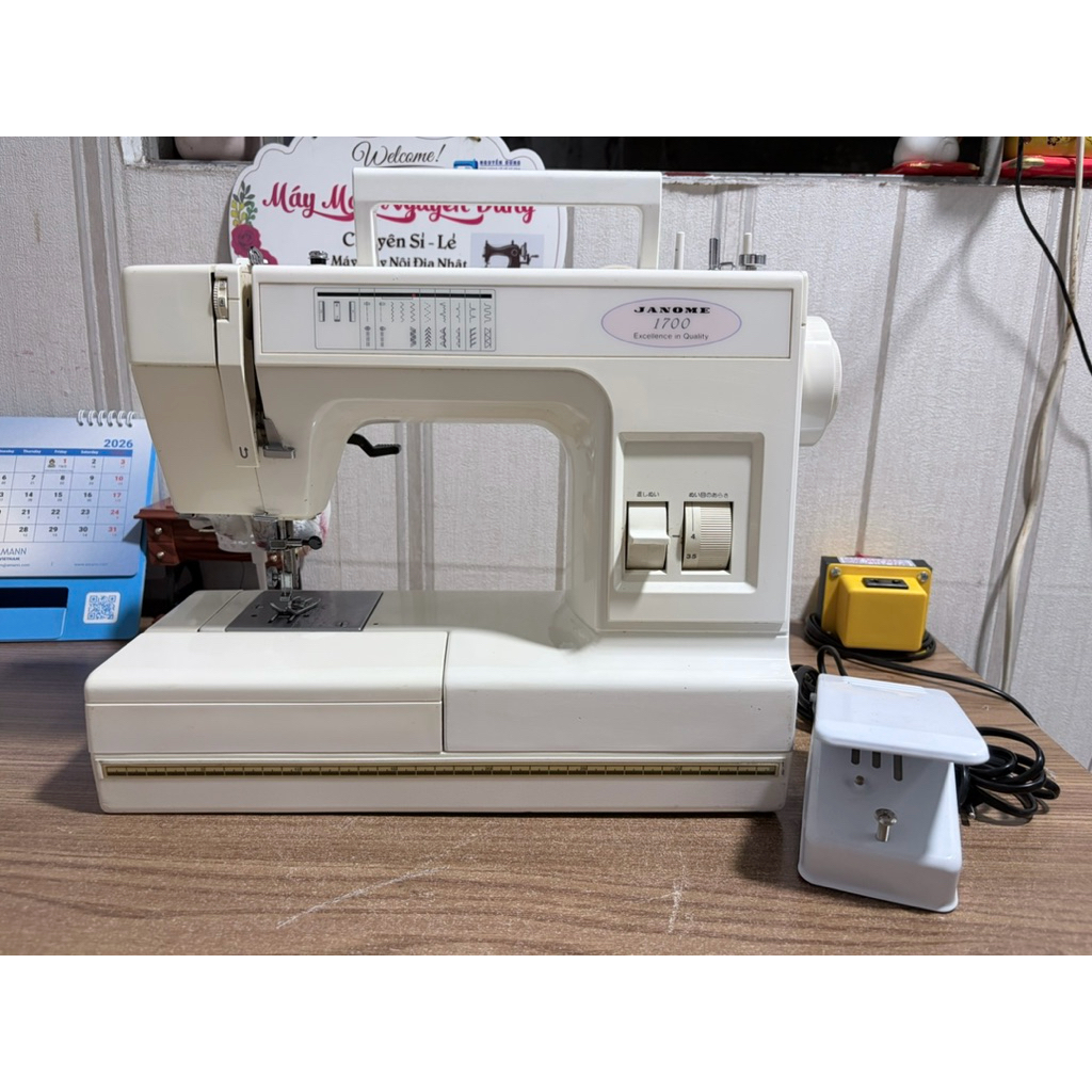 Máy may gia đình, máy may Nhật Bãi Janome 1700