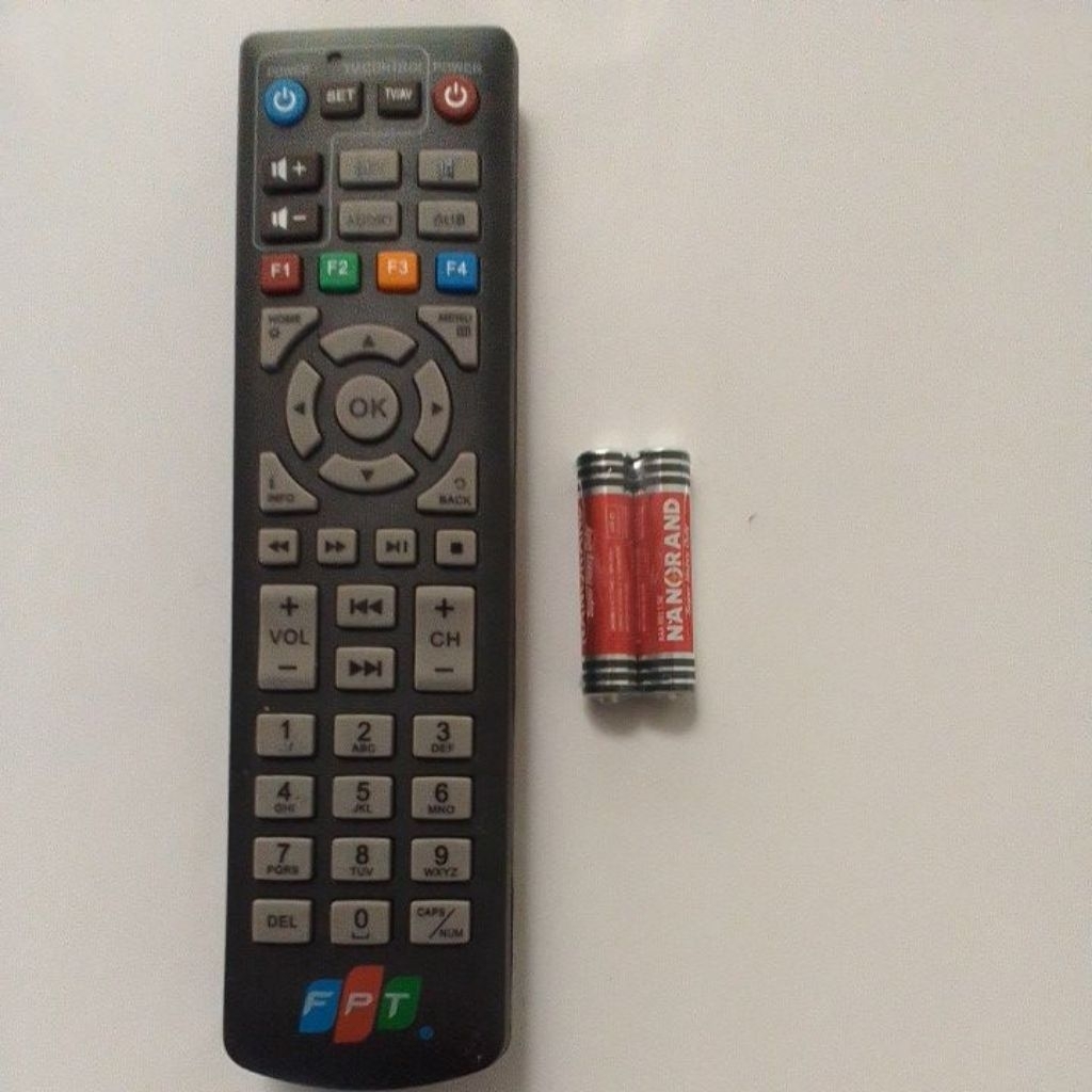Điều Khiển Truyền Hình FPT BOX - Remote truyền hình FPT internet đời cũ