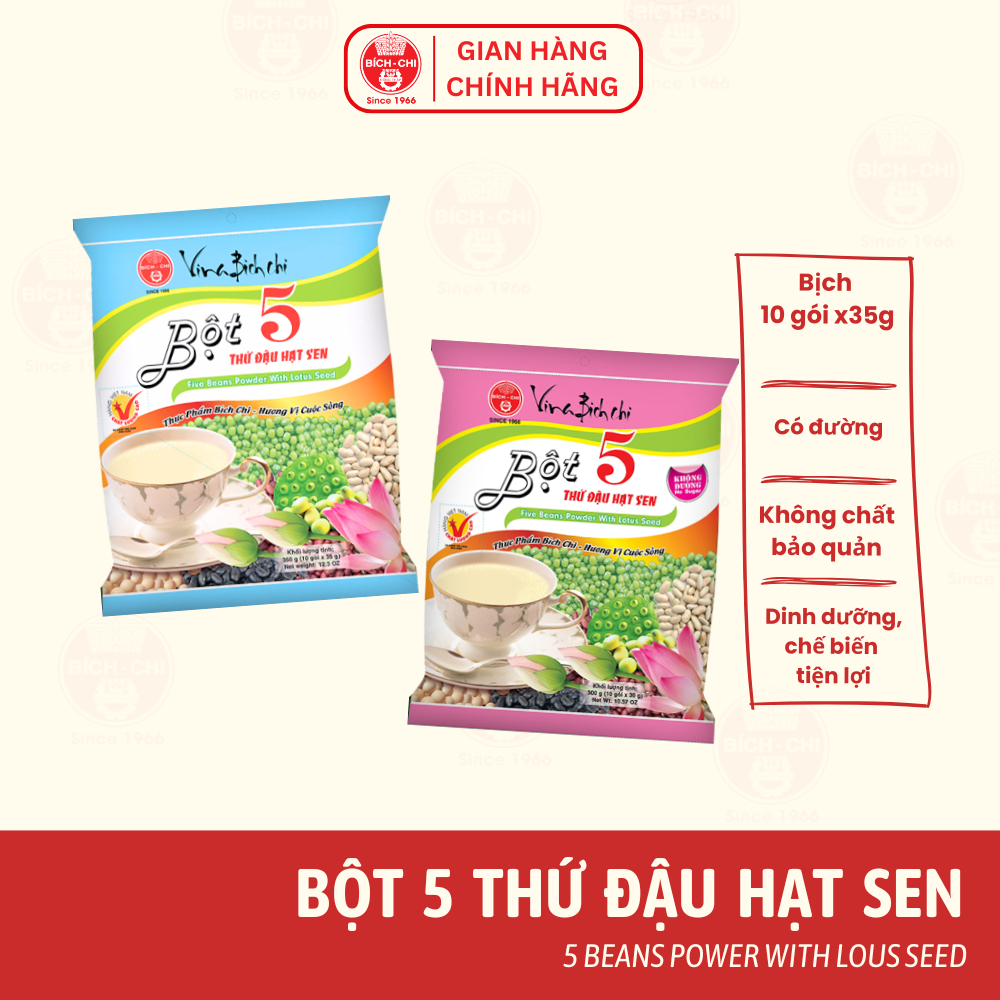 Bột 5 thứ đậu hạt sen Bích Chi