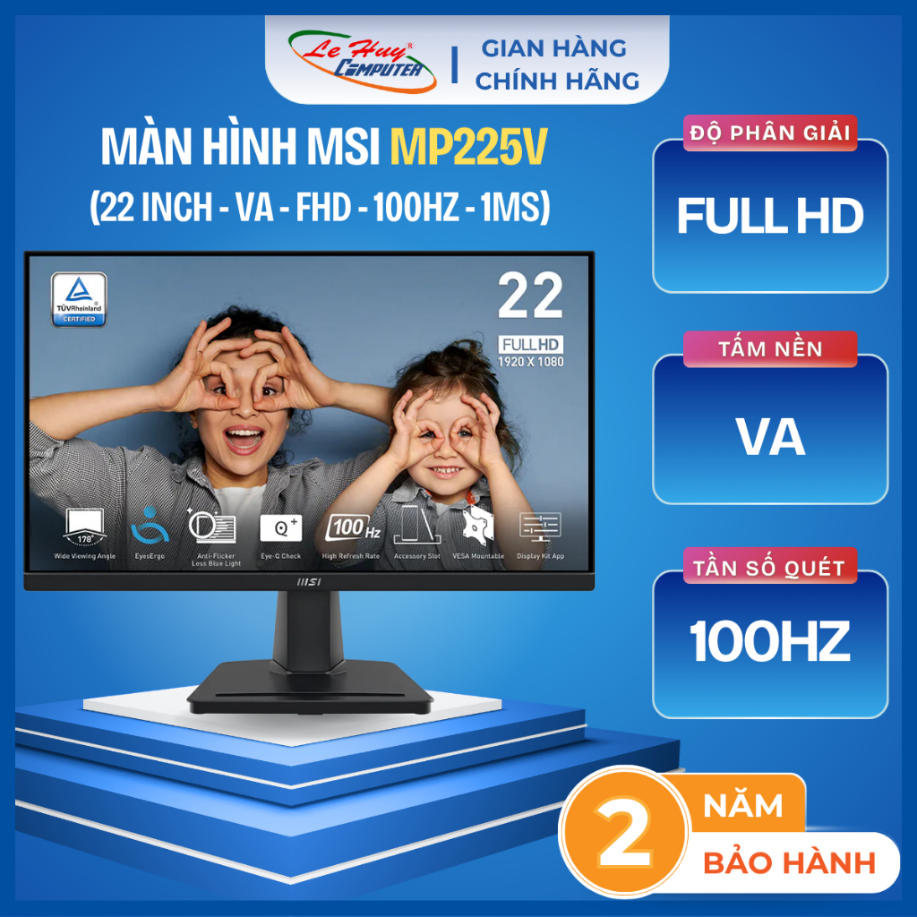 Màn Hình Máy Tính MSI PRO MP225 / MP225V - Hàng Chính Hãng