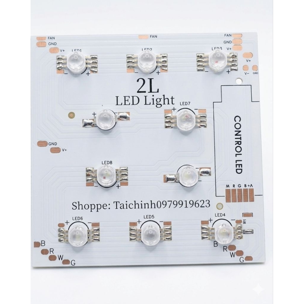 mạch led rgb 3 in1 đã hàn sẵn