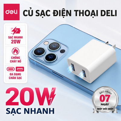 [MỞ BÁN - SALE 50%] Củ Sạc Nhanh 20W AOKA Cốc Sạc Công Nghệ Chống Quá Tải Nhiệt Cổng Sạc USB Type C An Toàn