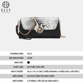  Túi clutch nữ cao cấp da thật ELLY – EC39