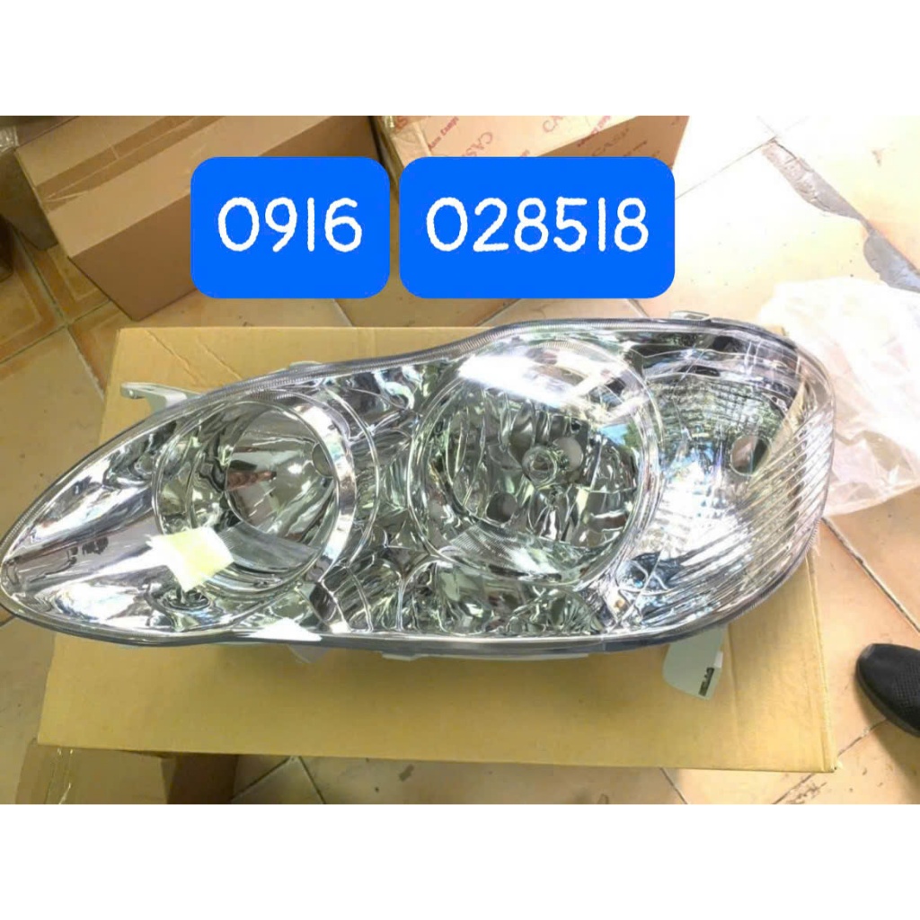 Bộ 2 đèn lái xe Toyota Altis 2006 2007 hàng CASP xịn đèn pha altis