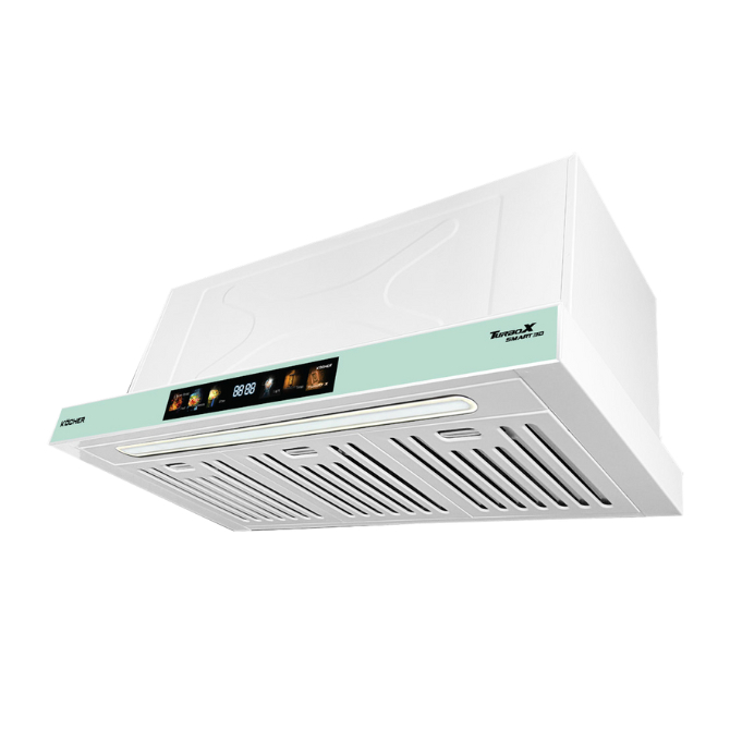 Máy hút mùi Kocher Turbo Smart 3D X3D-350N / X3D-350T – Điều khiển thông minh, hút mạnh, siêu êm