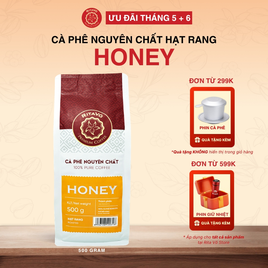 Cà phê hạt rang Rita Võ Cafe Morning 500g