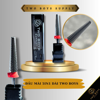Đầu mài mịn 5in1 siêu dài size F,mài bột,mài gel